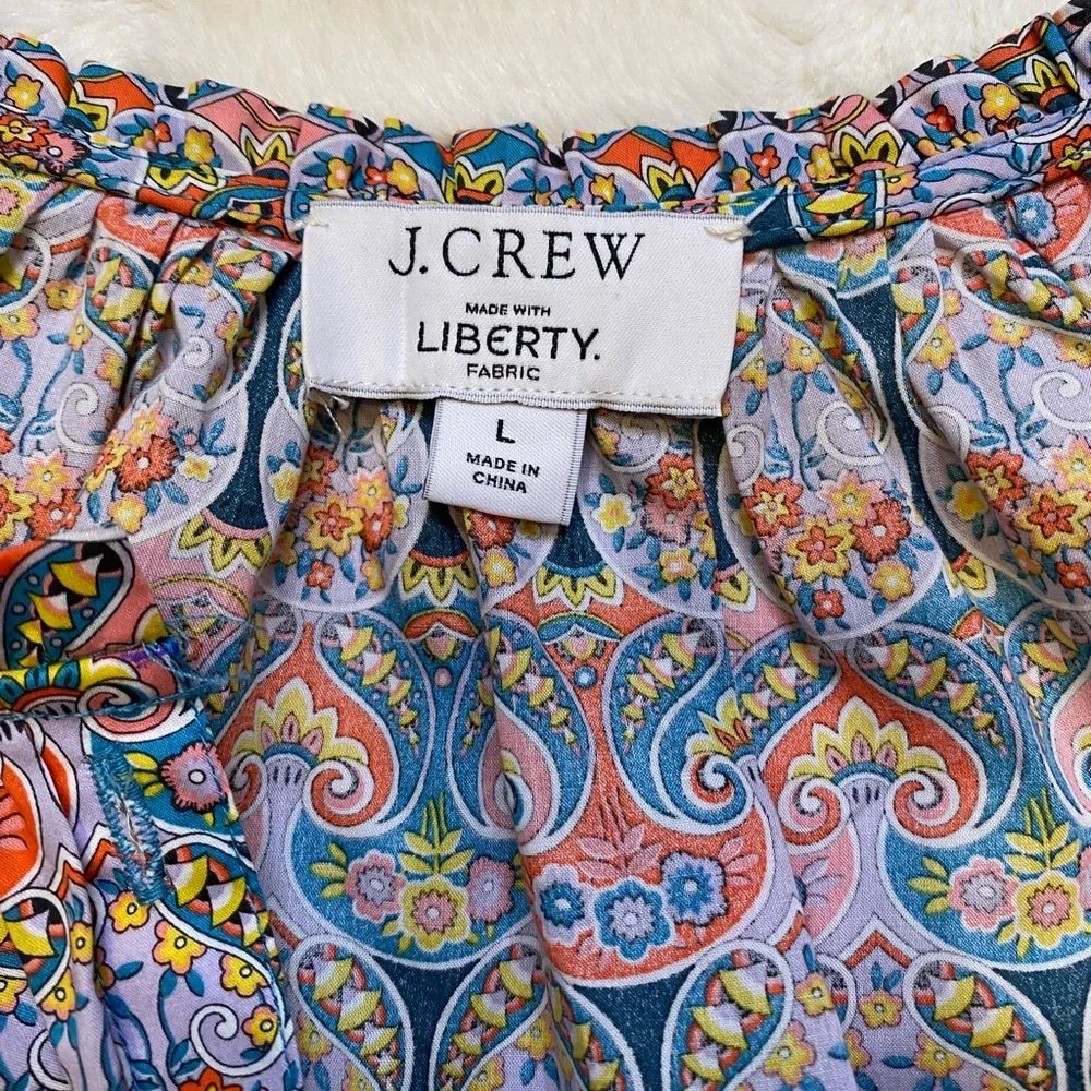 JCrew Liberty Print Blouse - Picture 4 of 6